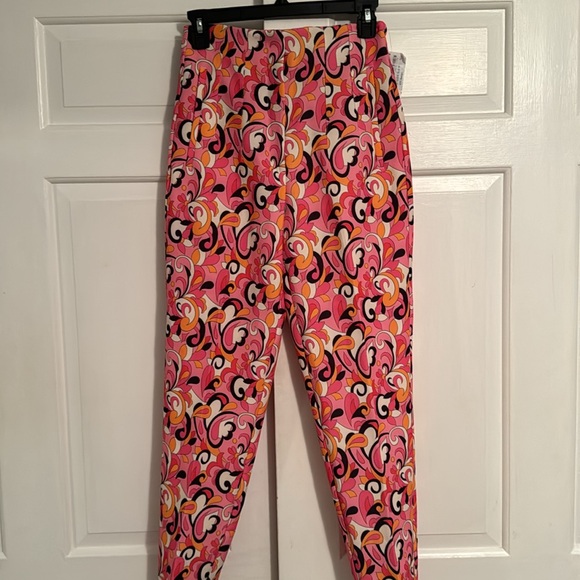 Zara pink patterned pants - Picture 6 of 7